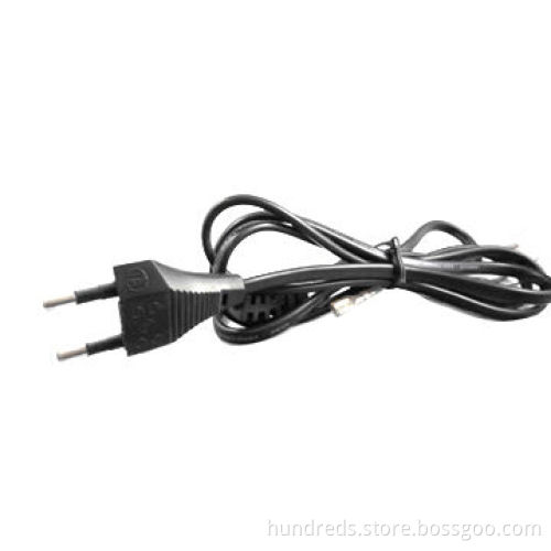Power Cord without Soldering Point, Customized Designs Welcomed and Available in Various Colors